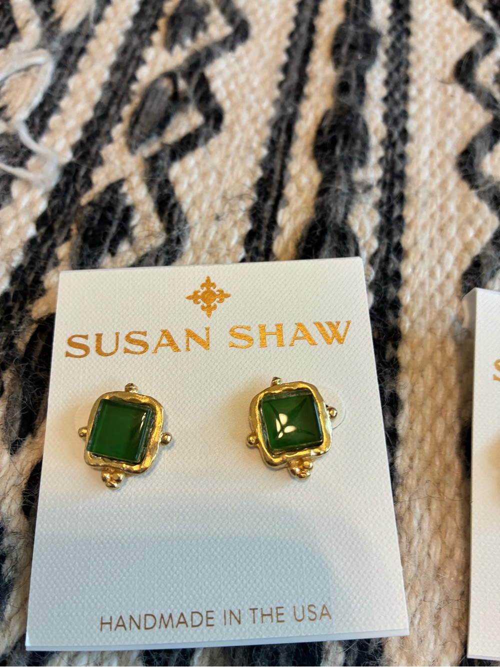 Susan Shaw Charlotte Stud Earrings!! Choose your color - Picture 5 of 8